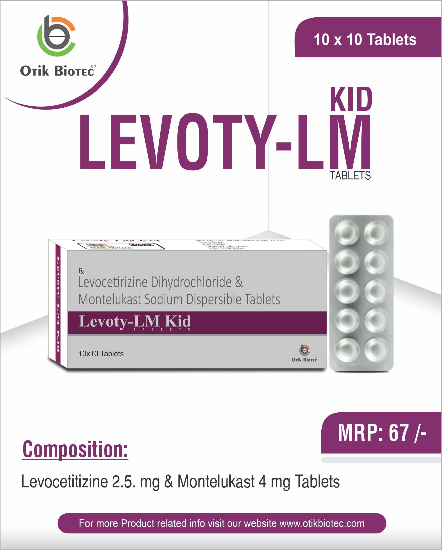 LEVOTY-LM KID Tablets